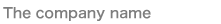 The company name