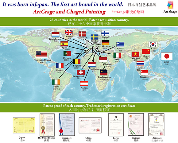世界26ヶ国 特許取得国